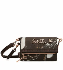 Cheap Anekke Bandolera Pequena Marron Nature Shodo