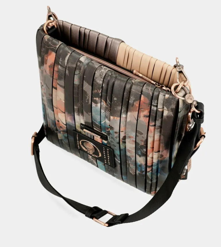 Hot Anekke Bandolera Plisada Dos Caras Shoen Palette