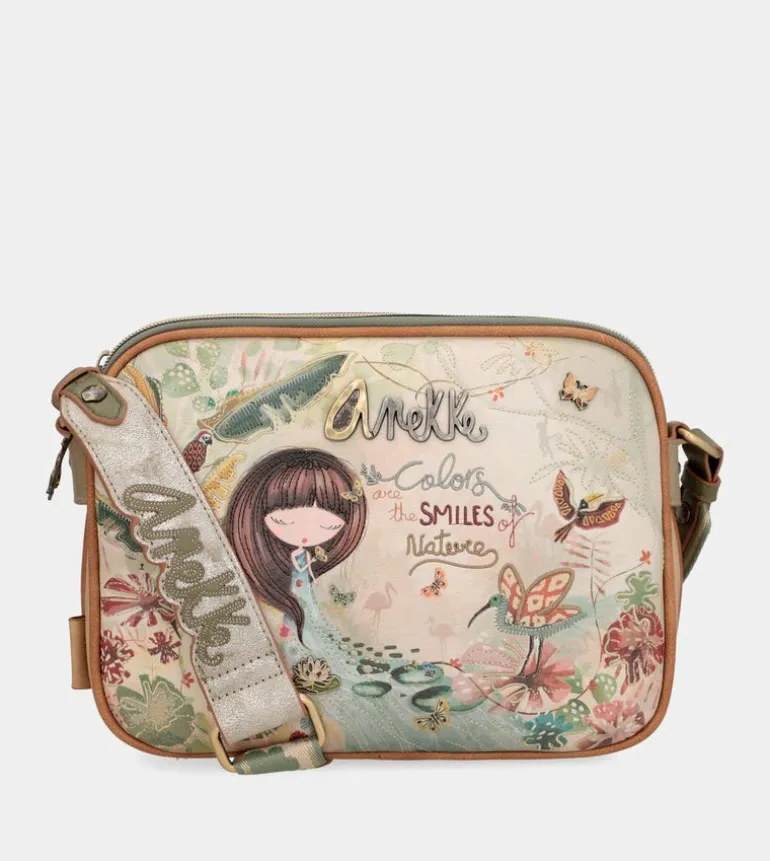 Best Sale Anekke Bandolera Rectangular 3 Compartimentos Amazonia
