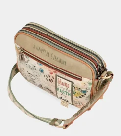 Best Sale Anekke Bandolera Rectangular 3 Compartimentos Amazonia