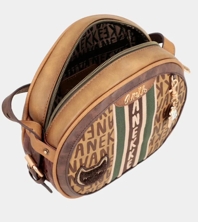 Fashion Anekke Bandolera Redonda Logo Urban