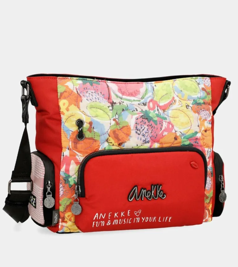 Store Anekke Bandolera Roja Con Bolsillos Nature Colors