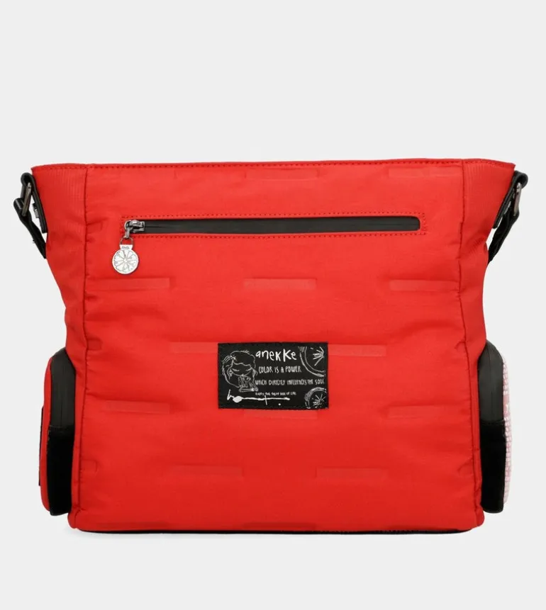 Store Anekke Bandolera Roja Con Bolsillos Nature Colors