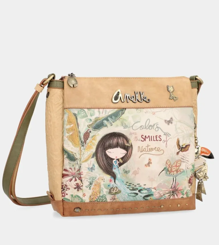 Hot Anekke Bandolera Triple Compartimento Amazonia