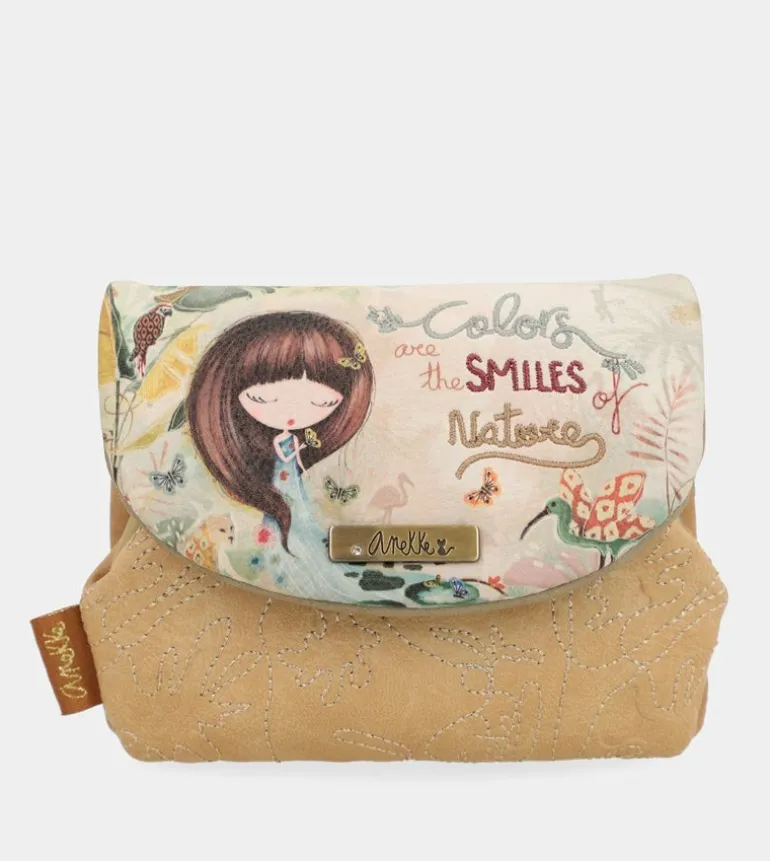 New Anekke Billetero Con Solapa Amazonia