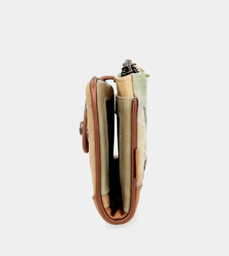 Outlet Anekke Billetero Flexible Estampado Rfid Amazonia