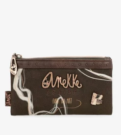 Outlet Anekke Billetero Flexible Marron Rfid Nature Shodo