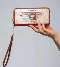 Discount Anekke Billetero Grande Estampado Rfid Menire