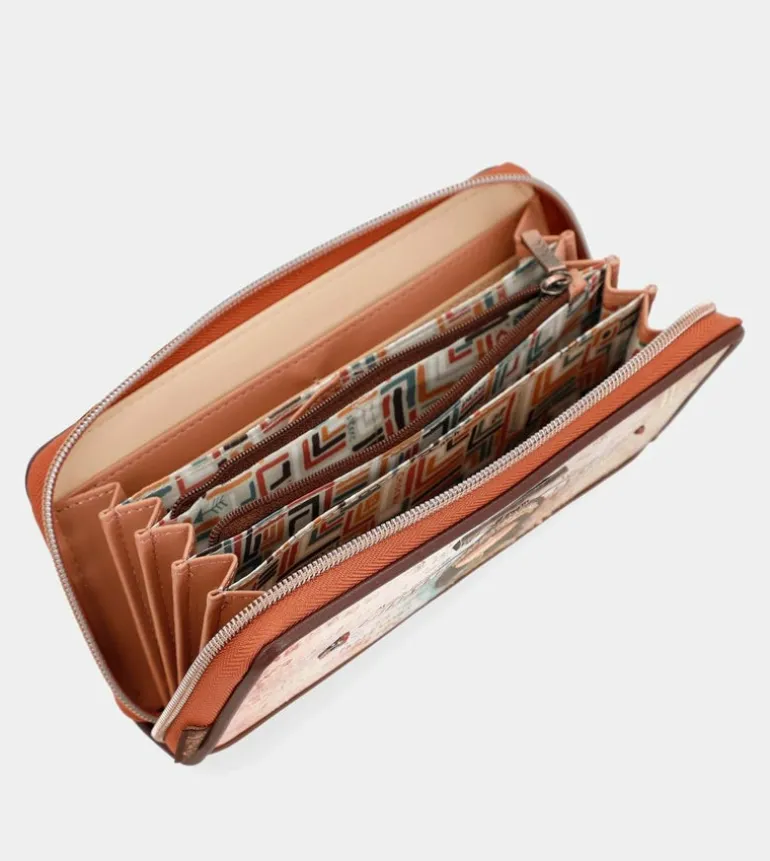 Discount Anekke Billetero Grande Estampado Rfid Menire