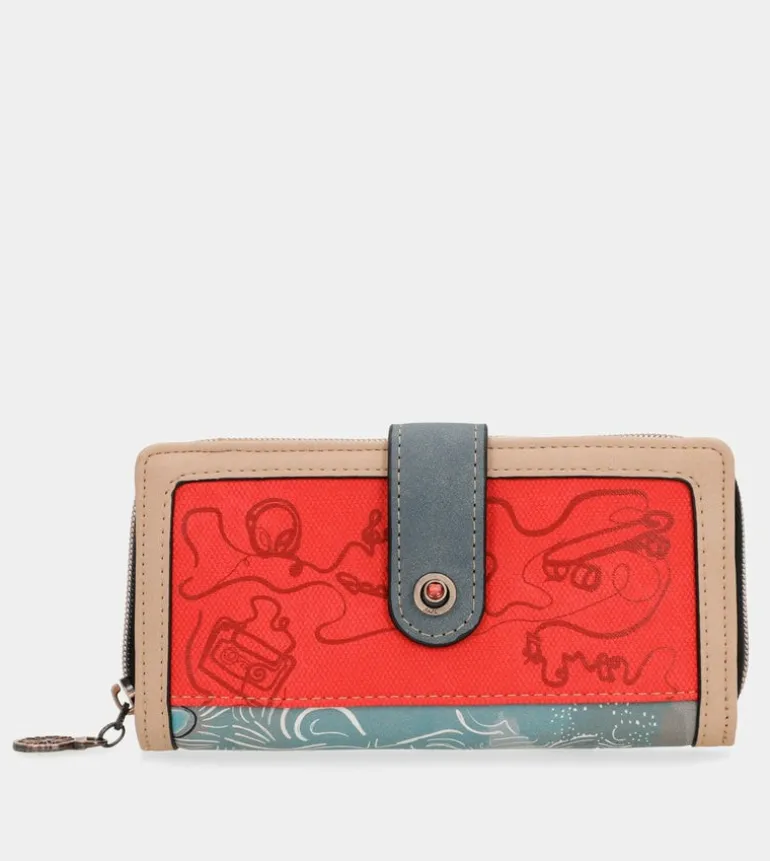 Shop Anekke Billetero Grande Estampado Fun & Music