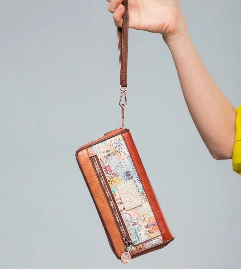 Discount Anekke Billetero Grande Estampado Rfid Menire
