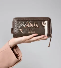 Best Sale Anekke Billetero Grande Marron Rfid Nature Shodo
