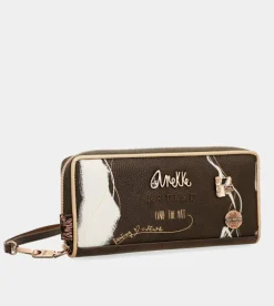 Shop Anekke Billetero Grande Marron Rfid Nature Shodo