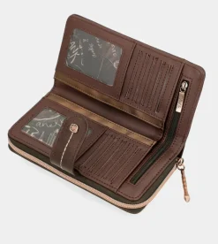 Best Sale Anekke Billetero Grande Marron Rfid Nature Shodo