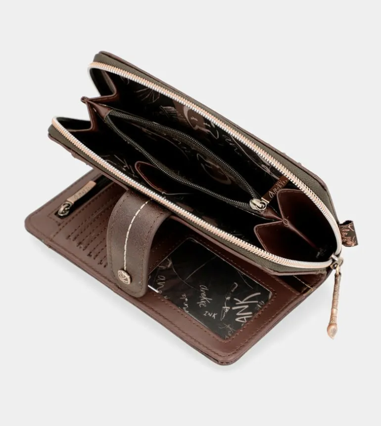 Best Sale Anekke Billetero Grande Marron Rfid Nature Shodo