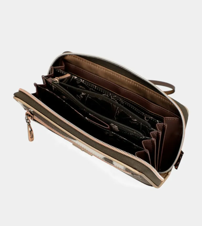 Shop Anekke Billetero Grande Marron Rfid Nature Shodo