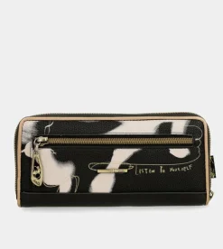 Fashion Anekke Billetero Grande Negro Rfid Nature Shodo