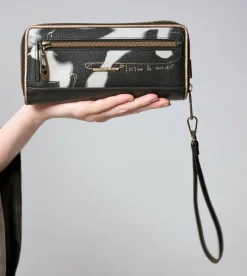 Fashion Anekke Billetero Grande Negro Rfid Nature Shodo