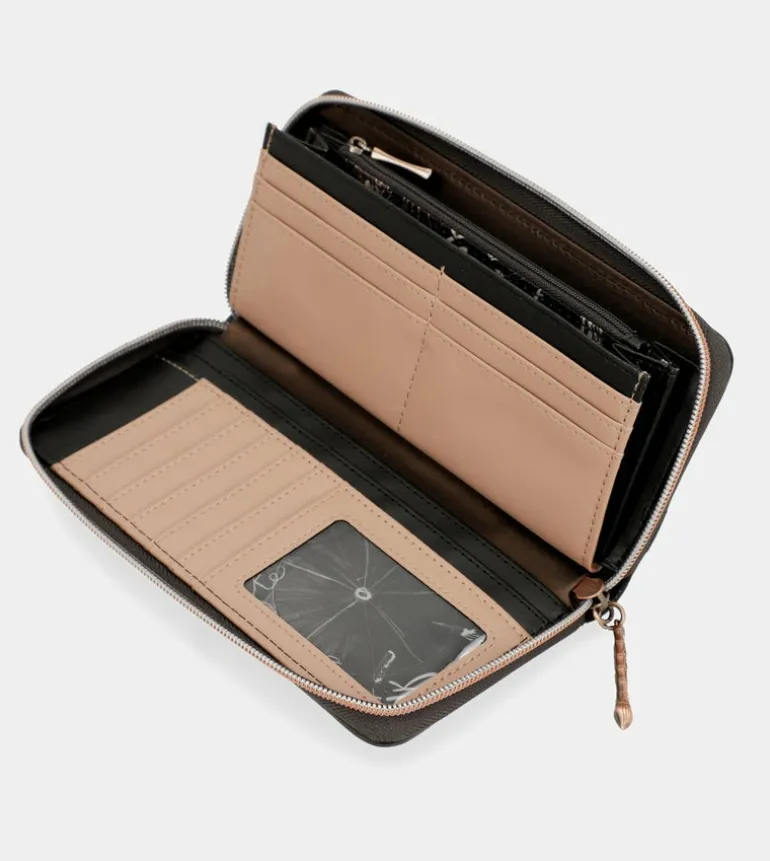 Sale Anekke Billetero Grande Negro Rfid Shoen