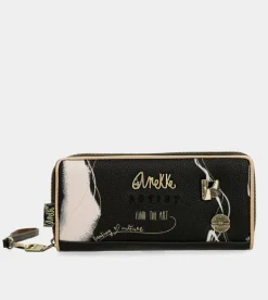 Fashion Anekke Billetero Grande Negro Rfid Nature Shodo