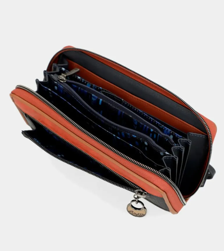 Sale Anekke Billetero Grande Rfid Estampado Contemporary