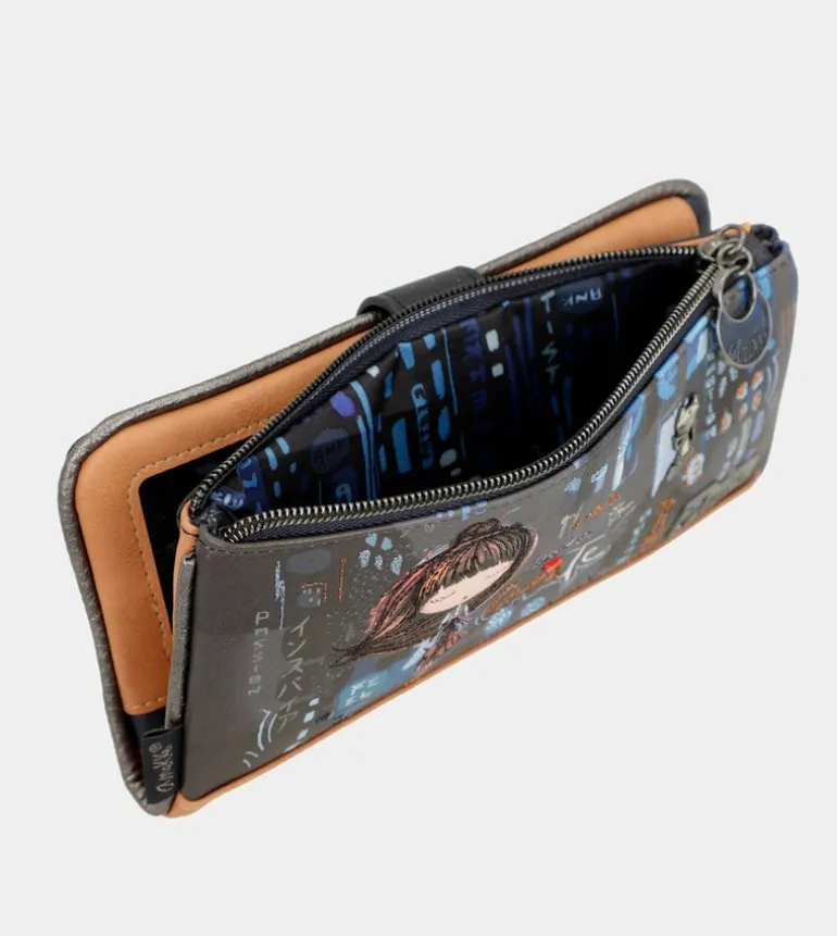 Cheap Anekke Billetero Grande Rfid Flexible Contemporary