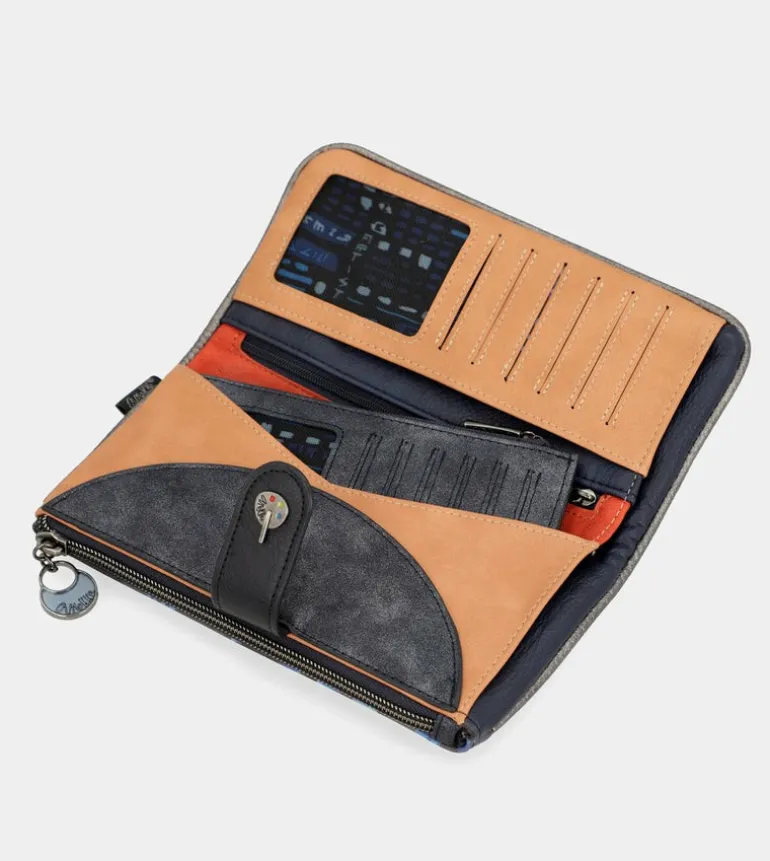 Cheap Anekke Billetero Grande Rfid Flexible Contemporary