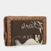 Fashion Anekke Billetero Marron Flexible Rfid Nature Shodo