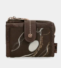 Flash Sale Anekke Billetero Marron Pequeno Rfid Nature Shodo