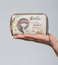 Outlet Anekke Billetero Mediano Estampado Rfid Amazonia