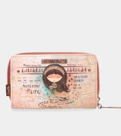 Online Anekke Billetero Mediano Estampado Rfid Menire