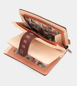 New Anekke Billetero Mediano Rfid Estampado Etnico Tribe