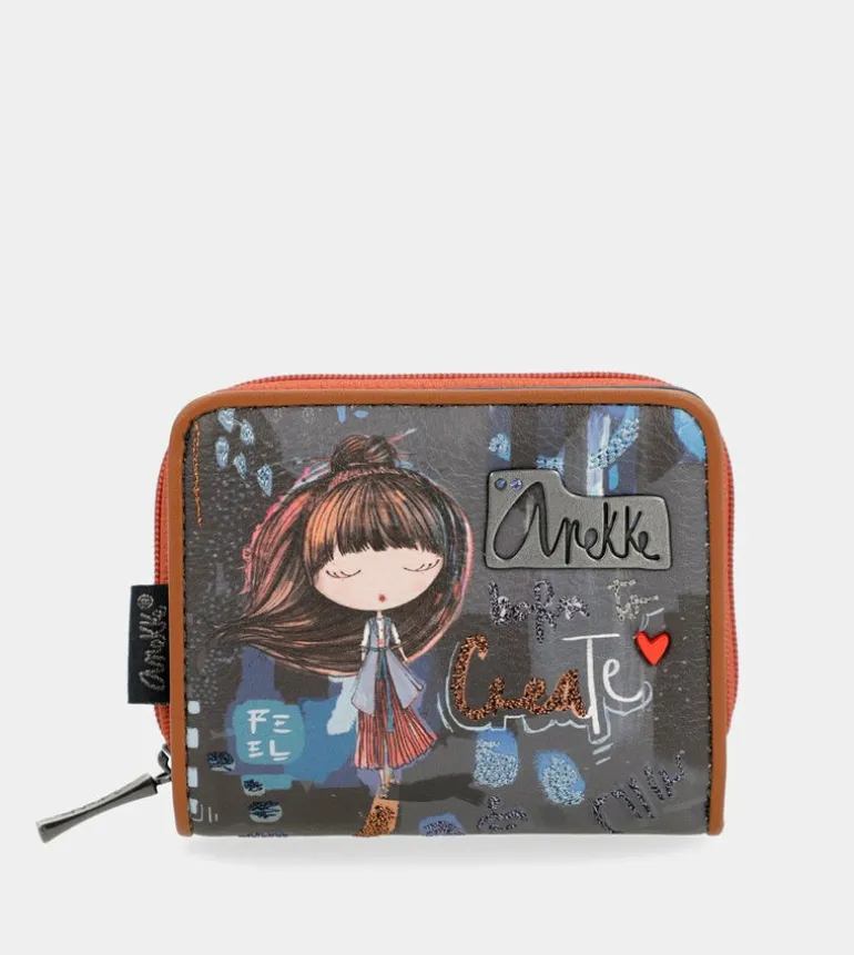 Discount Anekke Billetero Pequeno Rfid Contemporary