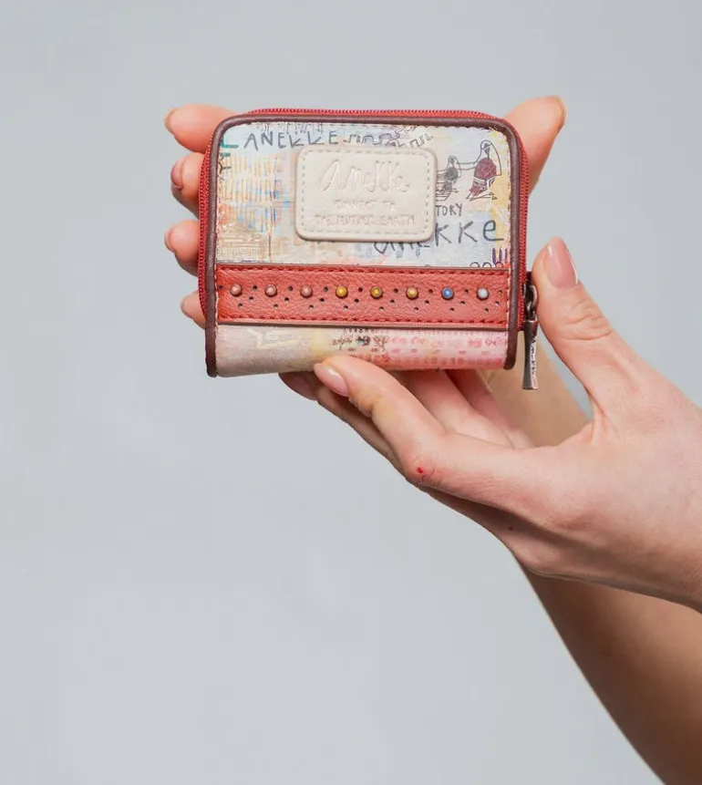 Hot Anekke Billetero Pequeno Rfid Menire