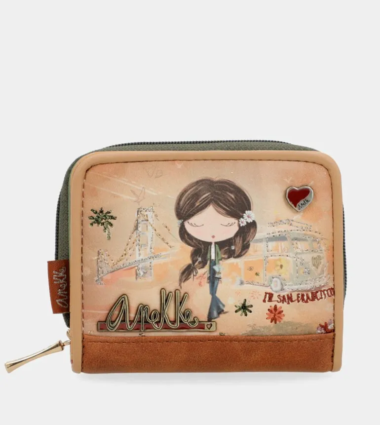 Best Anekke Billetero Rfid Peace & Love Camel