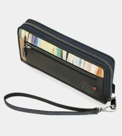 Cheap Anekke Billetero Rfid Grande Azul Marino Studio