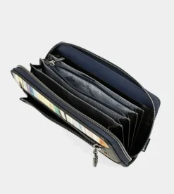 Cheap Anekke Billetero Rfid Grande Azul Marino Studio