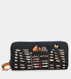 Online Anekke Billetero Rfid Grande Estampado Nature Pachamama