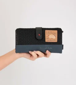 Best Anekke Billetero Rfid Grande Flexible Azul Marino Studio
