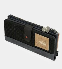 Best Anekke Billetero Rfid Grande Flexible Azul Marino Studio