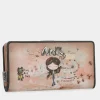Online Anekke Billetero Rfid Grande Peace & Love Rosa