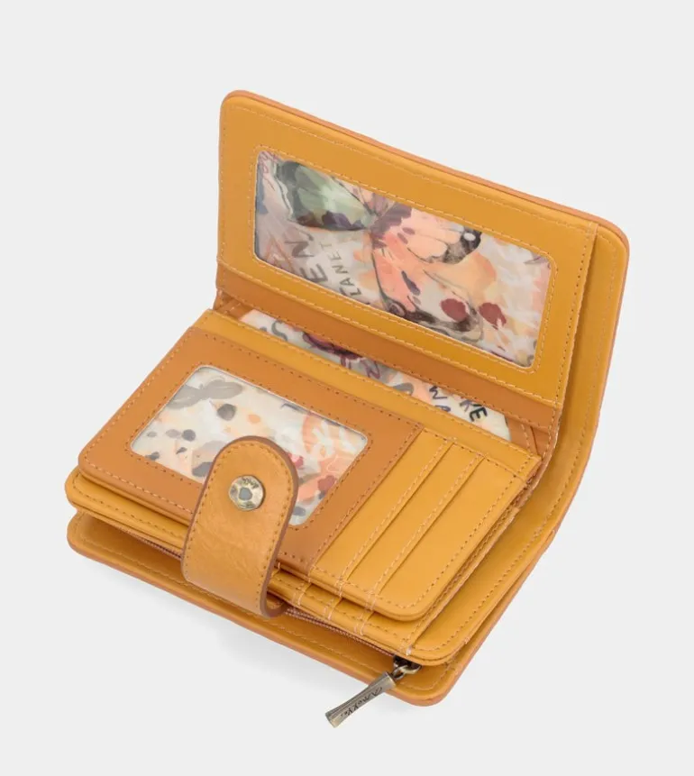 Cheap Anekke Billetero Rfid Mediano Ocre Nature Pachamama