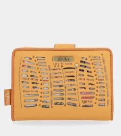 Cheap Anekke Billetero Rfid Mediano Ocre Nature Pachamama