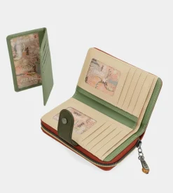 New Anekke Billetero Rfid Mediano Peace & Love Camel