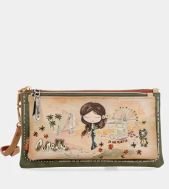 Best Sale Anekke Billetero Rfid Peace & Love Camel