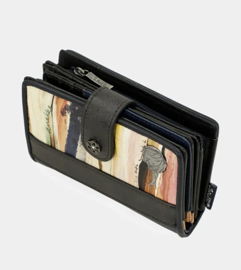Discount Anekke Billetero Rfid Pequeno Azul Marino Studio
