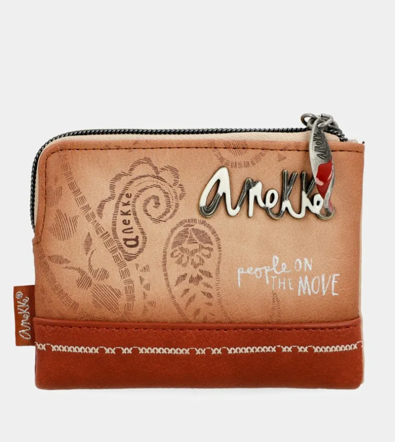 Store Anekke Billetero Rfid Pequeno Flowers