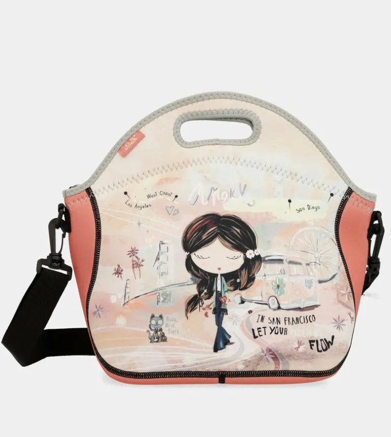 Store Anekke Bolsa Porta Alimentos Neopreno Peace & Love