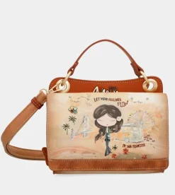 Best Sale Anekke Bolsito Peace & Love Camel