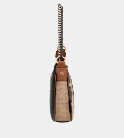 Fashion Anekke Bolso Baguette Con Asa Metal Shoen